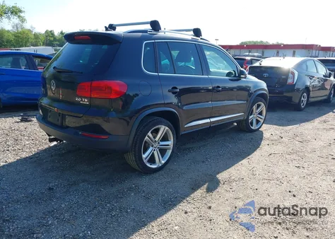 2014 Volkswagen Tiguan R-Line из США, поврежденный, VIN WVGBV3AX5EW560393